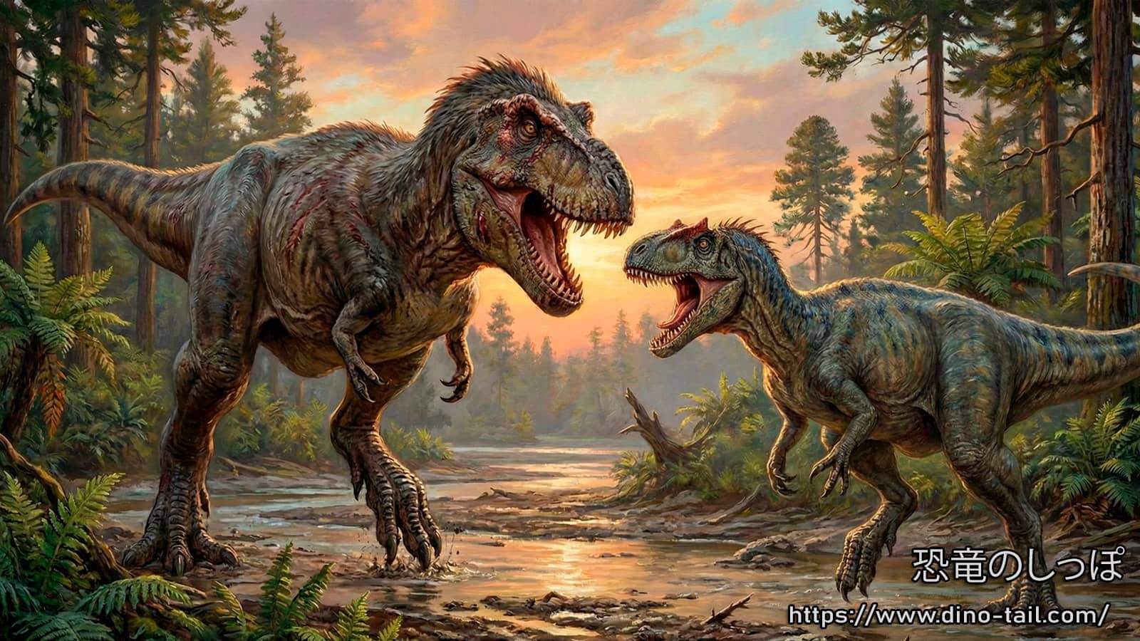 Tyrannosaurus VS Allosaurus