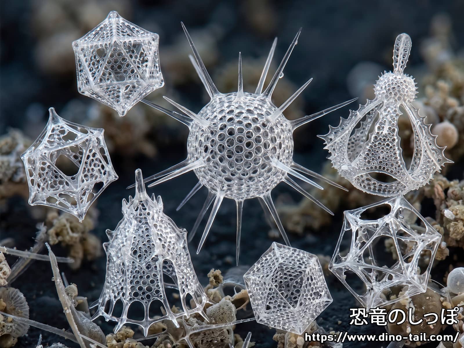 Radiolarian microfossil