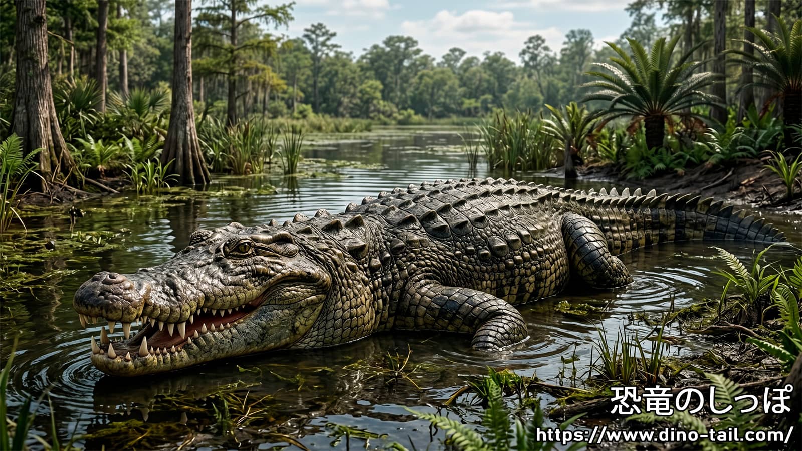 Illustration of Deinosuchus