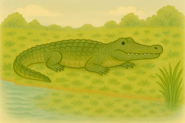 A crocodile
