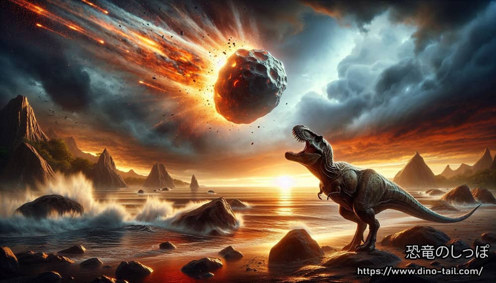 End-Cretaceous asteroid impact - mass extinction