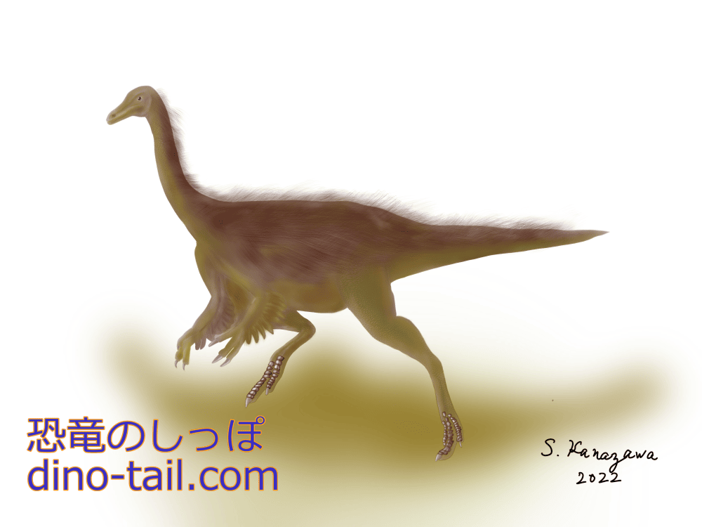 Illustration of Gallimimus