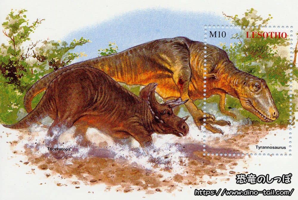 Tyrannosaurus stamp