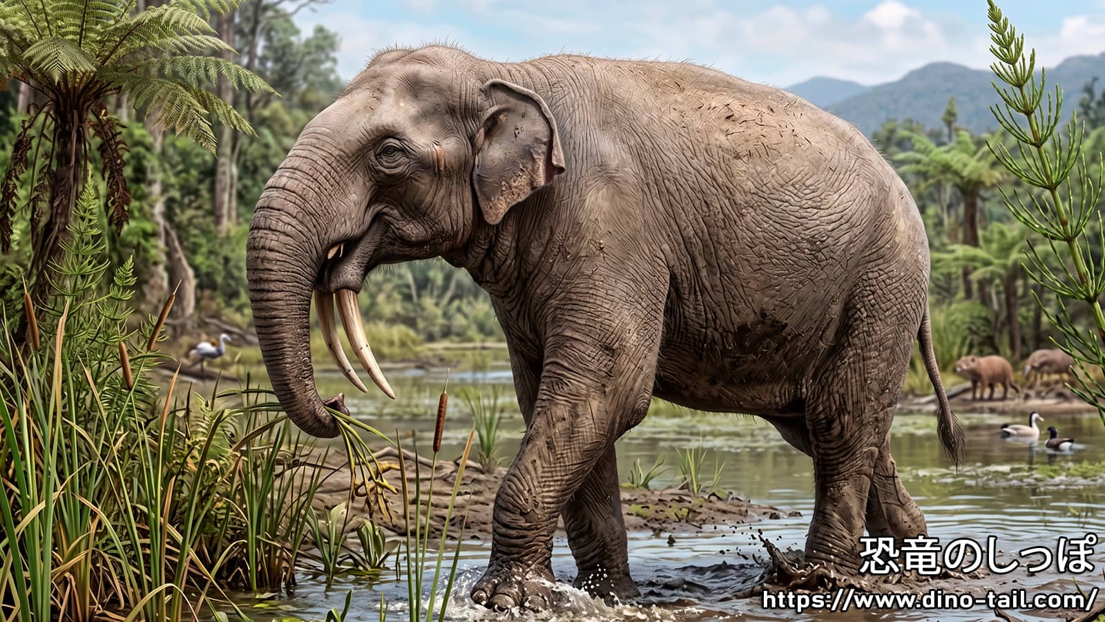 Reconstrucción en vida de Deinotherium