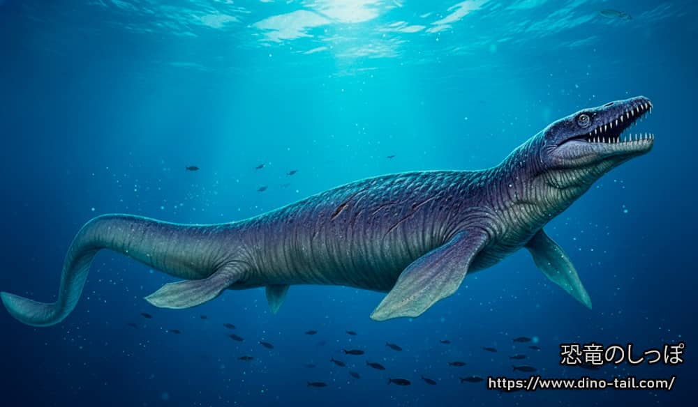 Reconstrucción de la vida de Mosasaurus