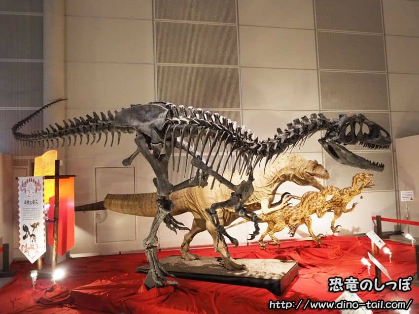 Esqueleto fósil completo de Allosaurus