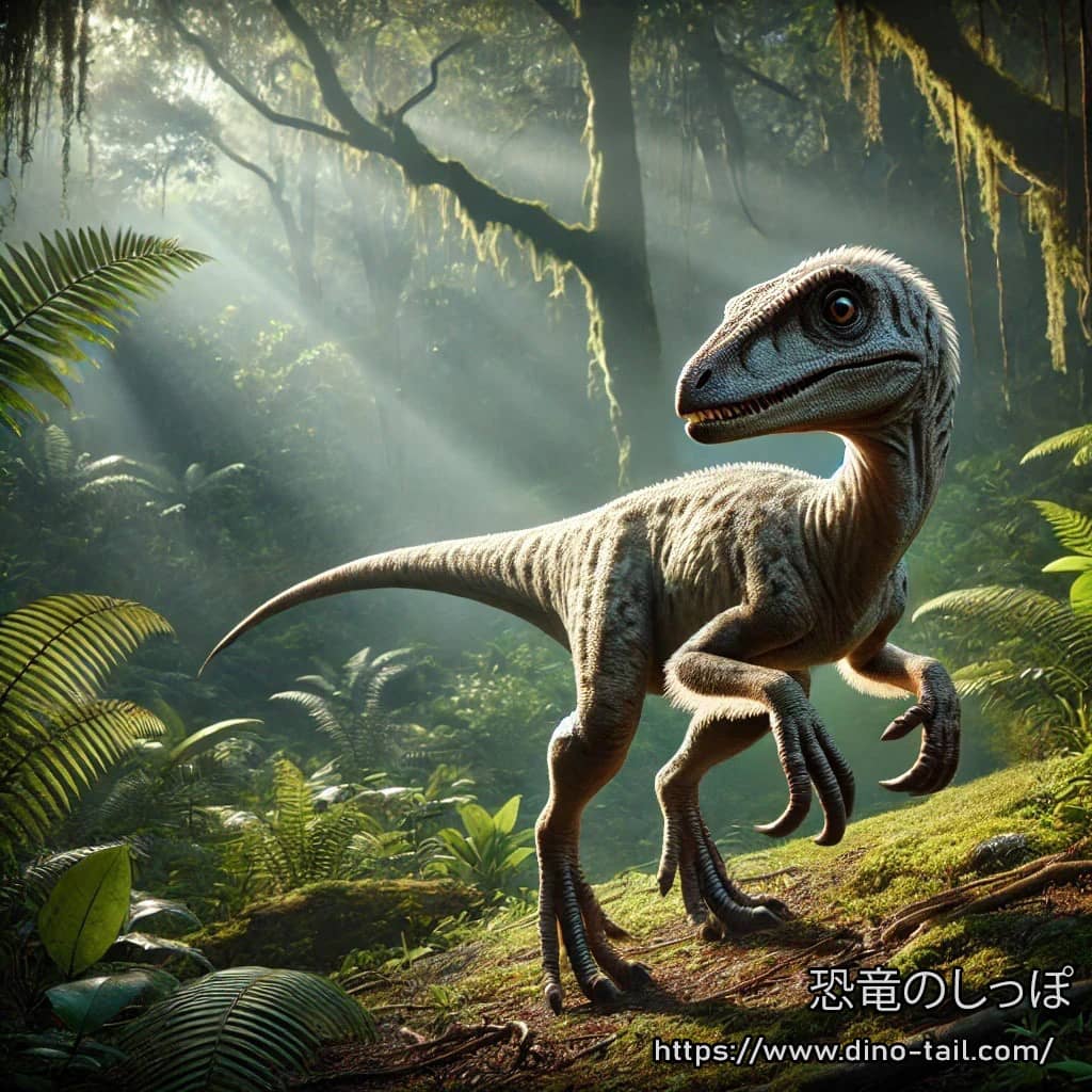 Paisaje con Eoraptor