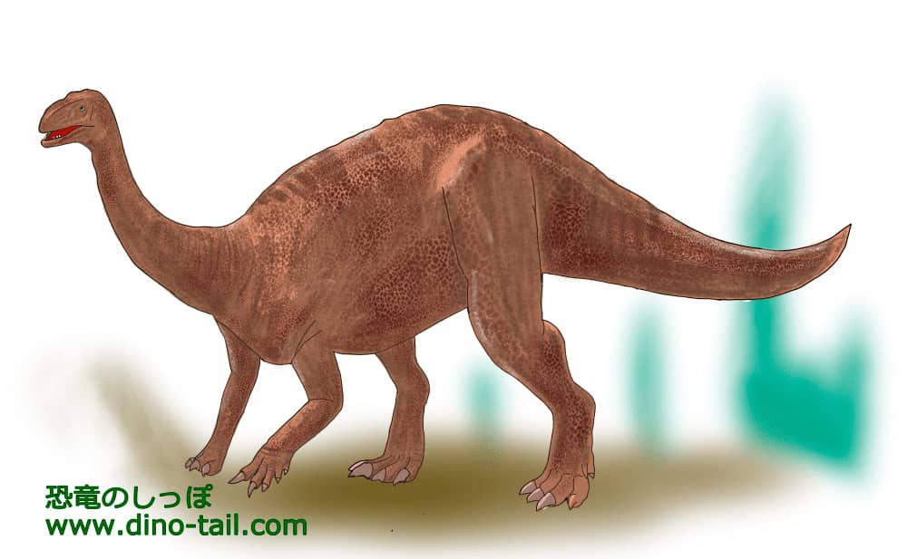 Ilustración de Lufengosaurus