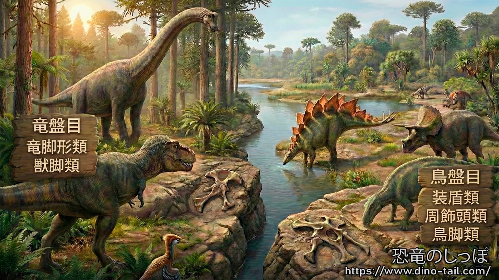 竜盤目と鳥盤目