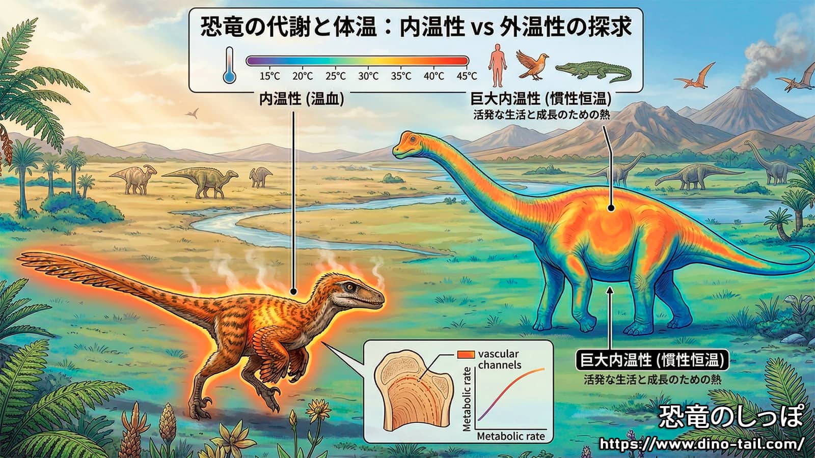 恐竜の代謝と体温